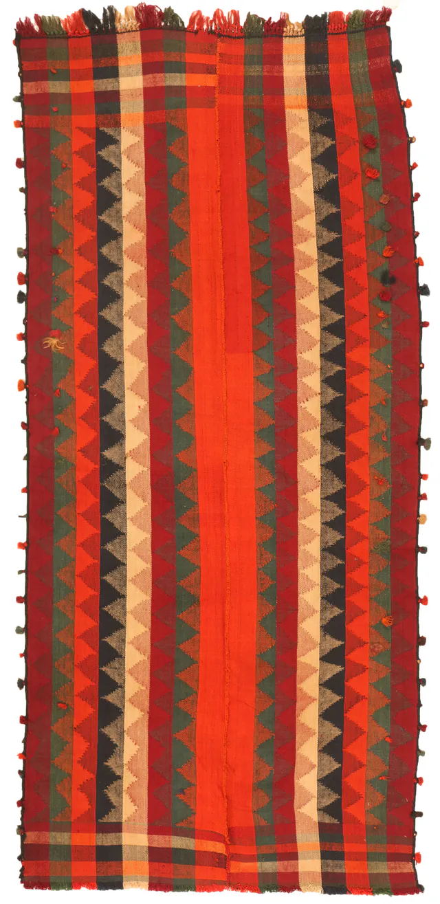 Kashgai Qashgai Jajim Kilim, 261 × 118 cm