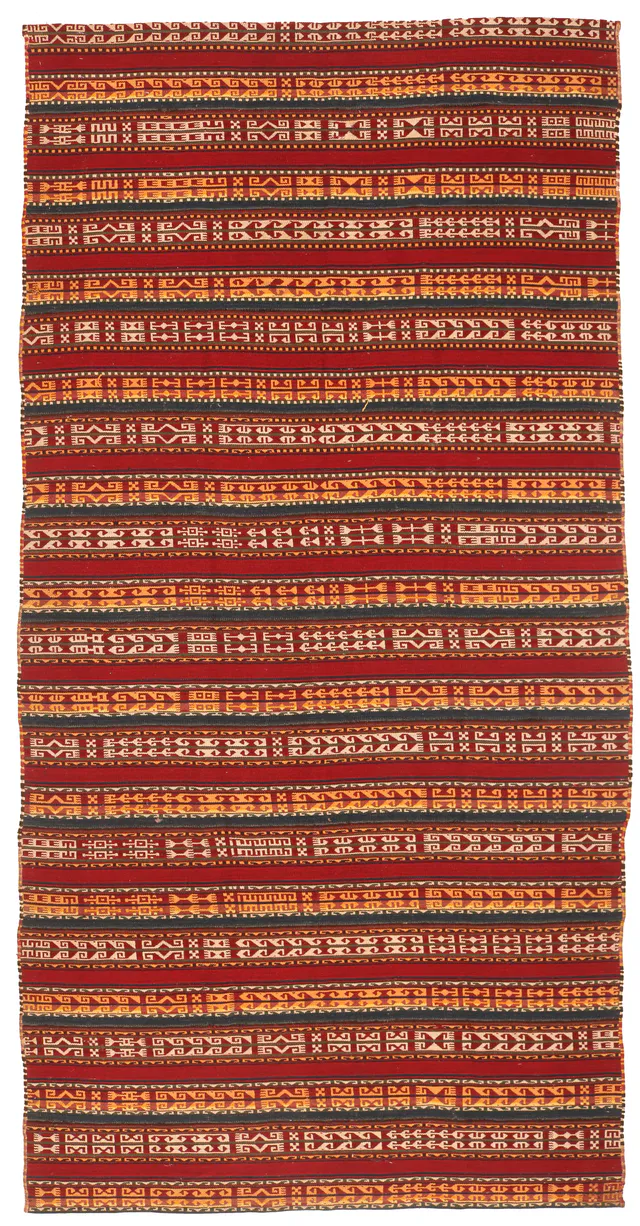 Uzbek Jajim, 341 × 164 cm
