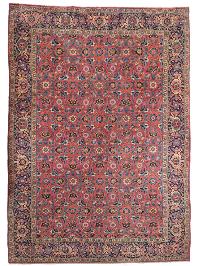 Antique Persian Khorasan Rug – circa 1880, 426 × 286 cm