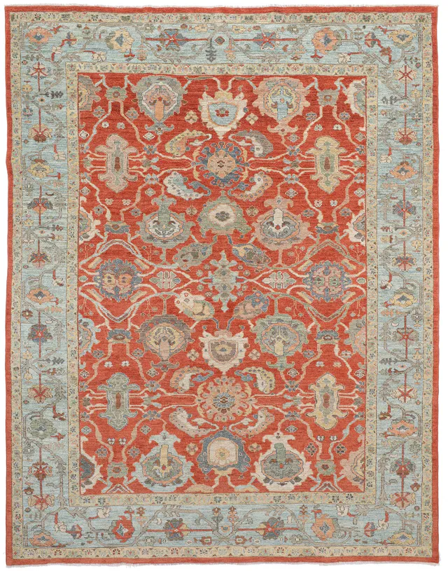 Oriental Sultanabad Rug, 345 × 270 cm