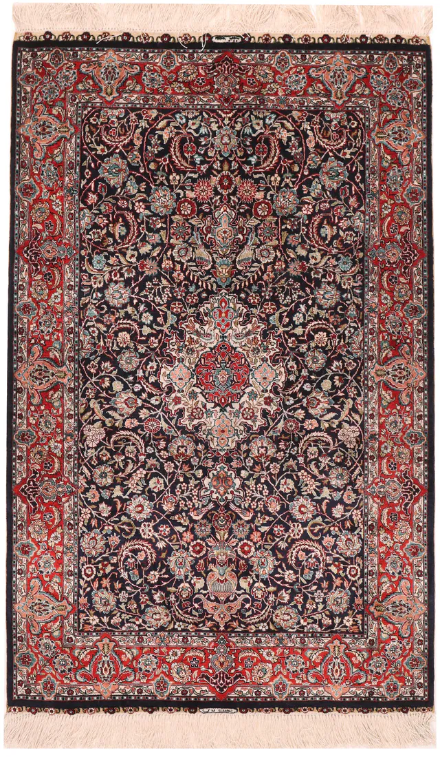 Silk Persian Design, 124 × 78 cm