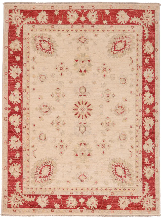 Garous / Ziegler design Rug Red 7 x 5, 196 × 145 cm