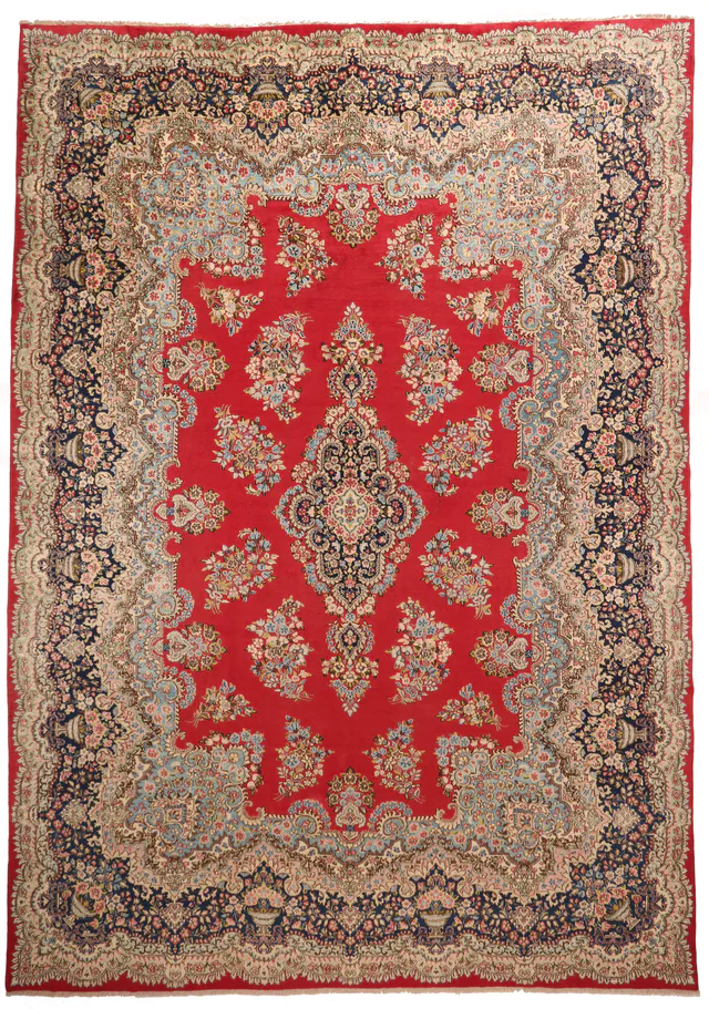 Persian Kerman/Kirman Rug, 497 × 352 cm