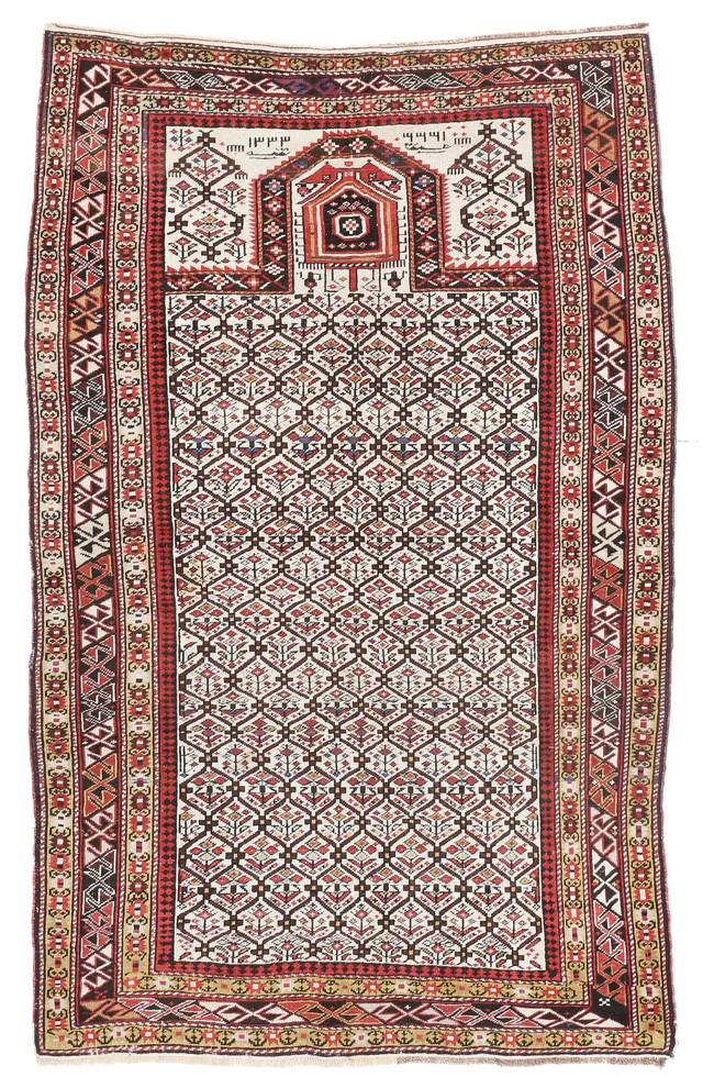 Antique Shirvan Design Rug, 194 × 127 cm