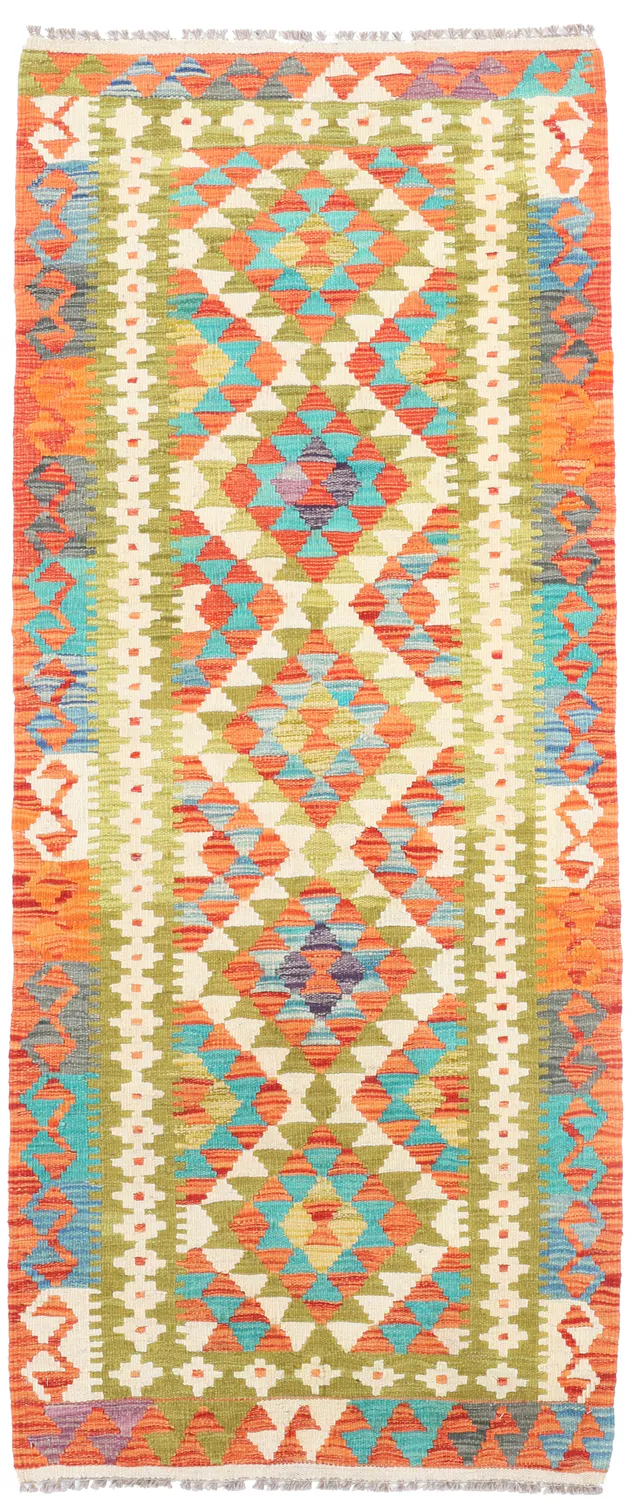 Shirvan Kilim Runner, 198 × 78 cm