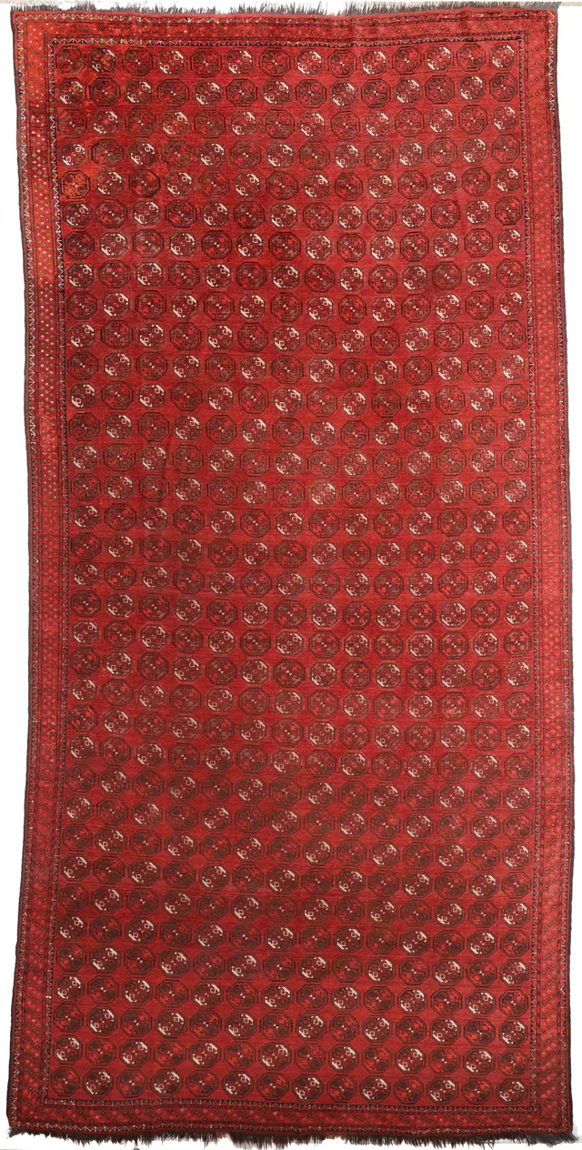 Traditional Afghan Rug, 482 × 222 cm