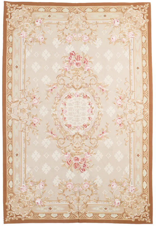 Aubusson Design Rug in, 266 × 182 cm