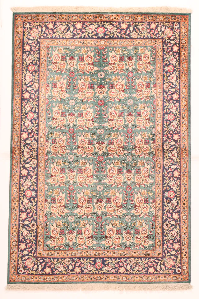 Persian Qum Floral Design, 146 × 97 cm