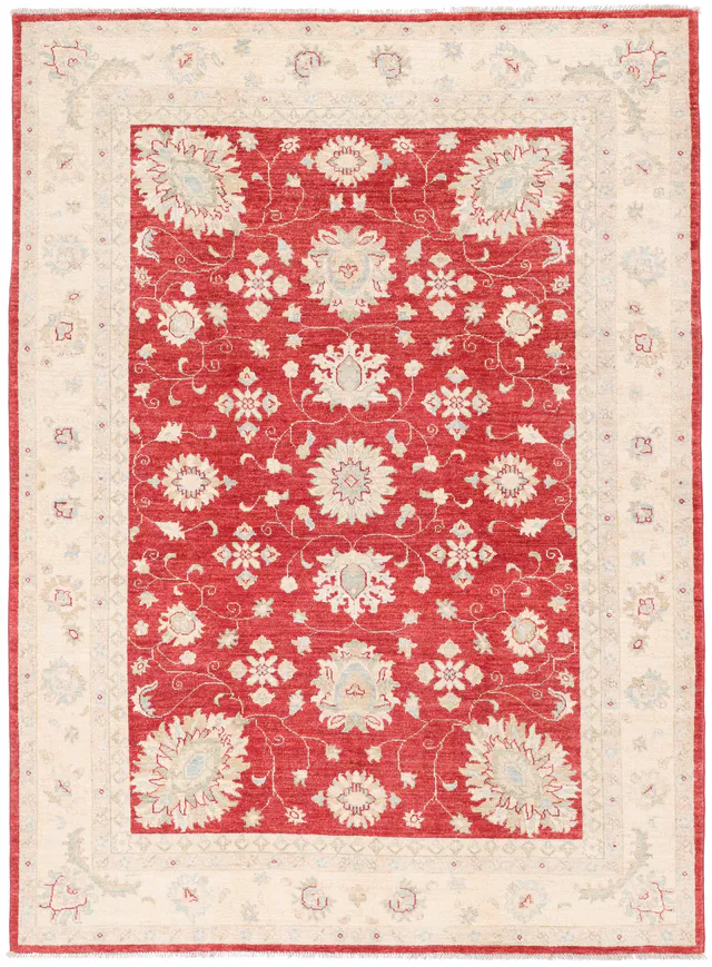 Garous Ziegler rug – Red Background, 237 × 174 cm