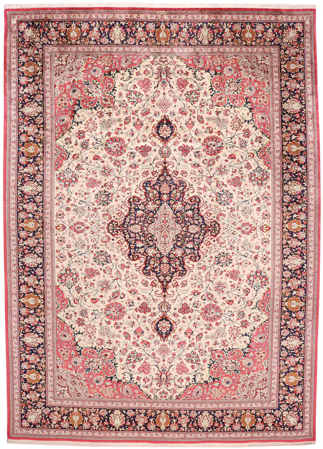 Fine Qum Silk, 353 × 250 cm