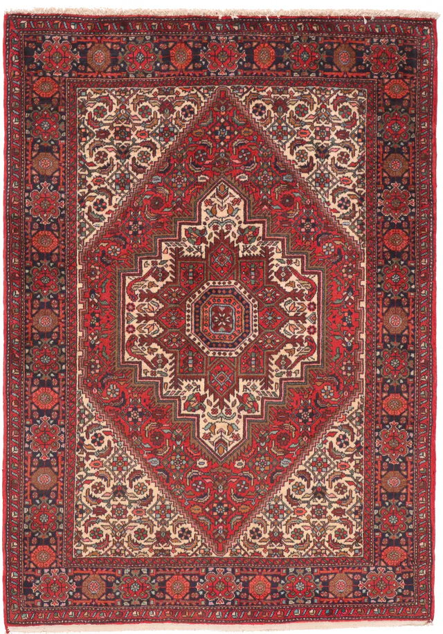 Persian Choltog Rug – Pale Red, 150 × 108 cm