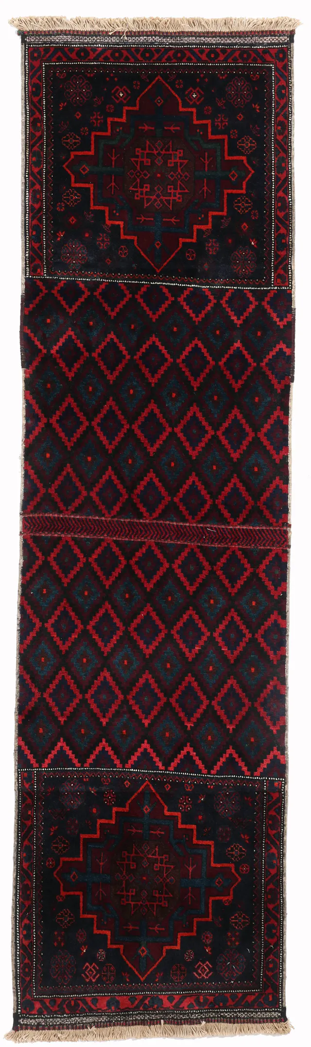 Persian Afshar Red Runner, 268 × 75 cm