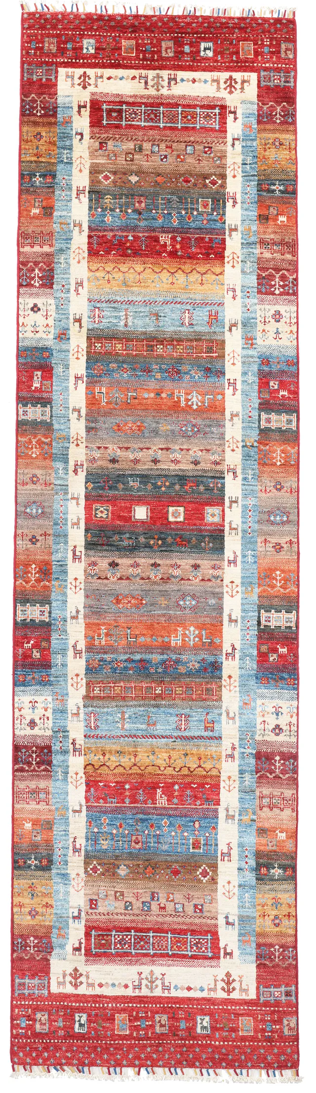 Decorative Garous Khurjeen / Khorjin Runner, 302 × 81 cm