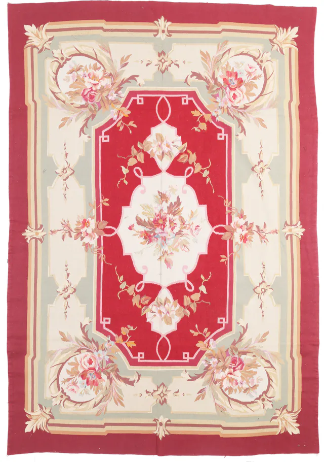 Aubusson Design Rug in, 262 × 176 cm