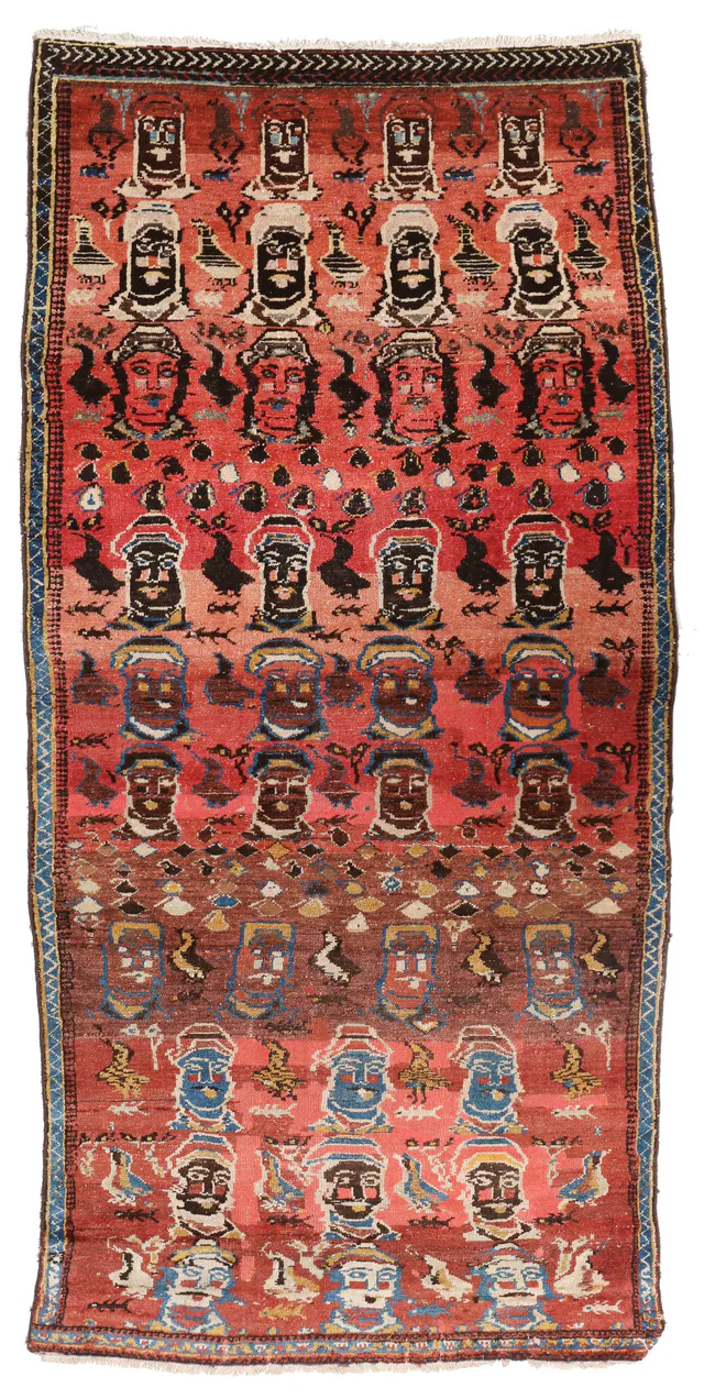 Persian Hamadan Rug – 8 x 4'1, 245 × 125 cm