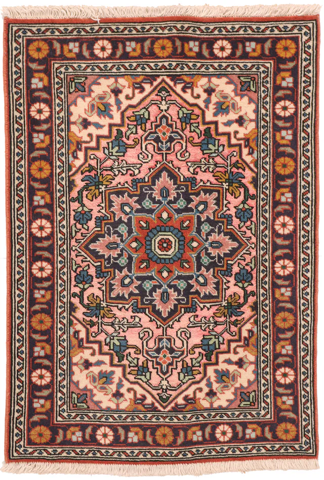 Persian Ardebil / Ardabil Rug Part Silk, 105 × 70 cm
