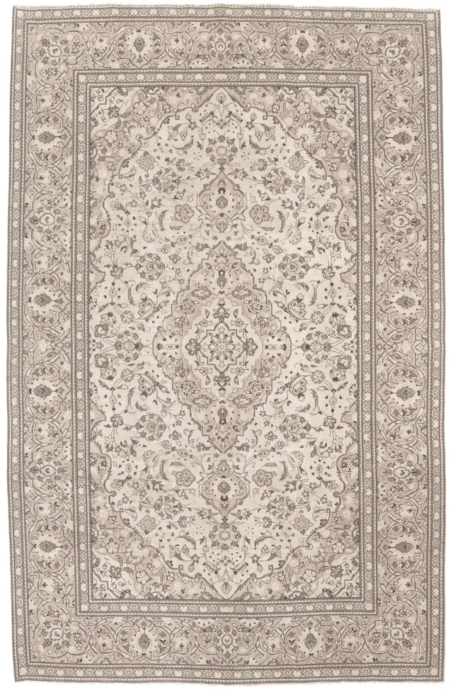 Persian Kashan / Keshan Vintage / Overdyed Rug, 296 × 195 cm