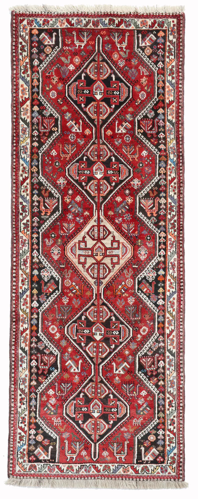 Persian Kashgai Qashgai Runner, 260 × 93 cm