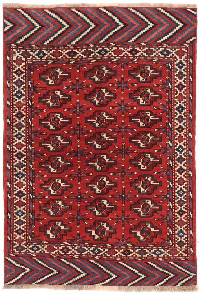 Antique Turkmen/Turkoman Tekke Rug – circa 1910, 162 × 112 cm