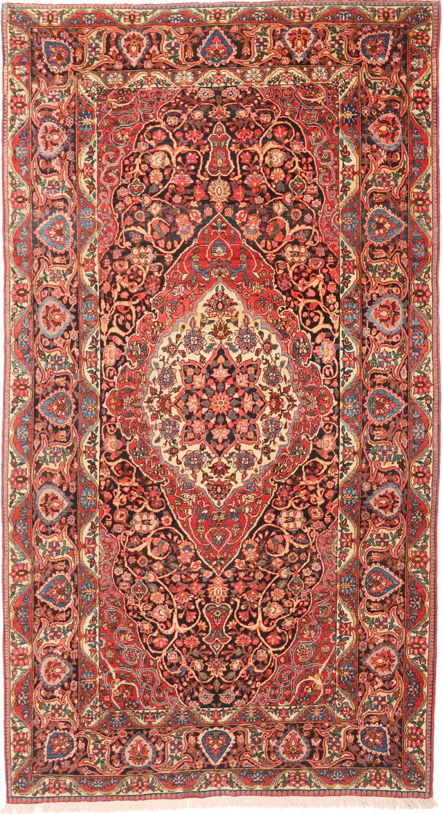 Persian Bakhtiar Runner Rug, 395 × 219 cm