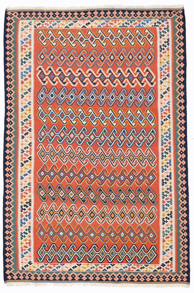 Kashgai Fine Kilim, 242 × 167 cm