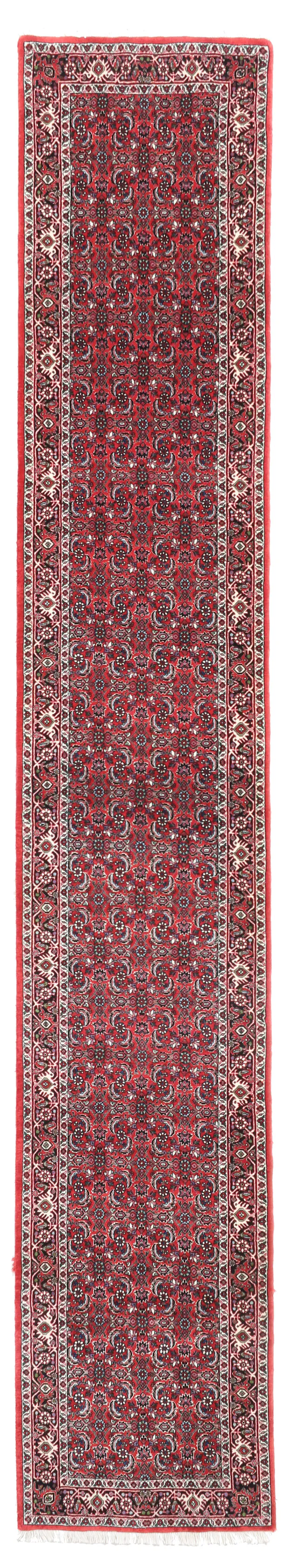 Fine Bidjar/Bijar Runner with Silk Highlights – 12'4 x 2, 380 × 61 cm
