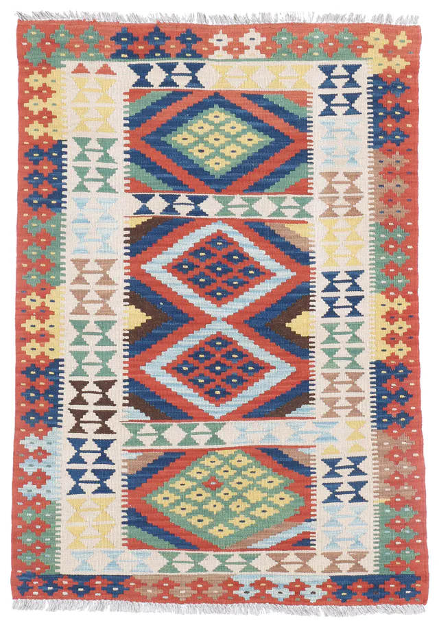 Shirvan Kilim Rug in, 152 × 96 cm