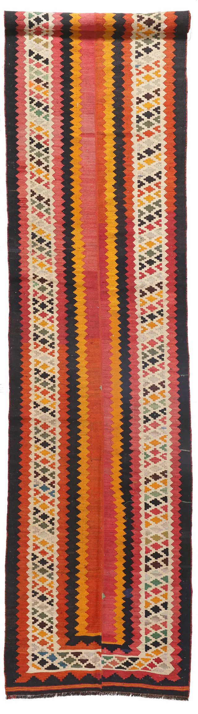 Kashgai/Qashgai Kilim Runner, 490 × 105 cm