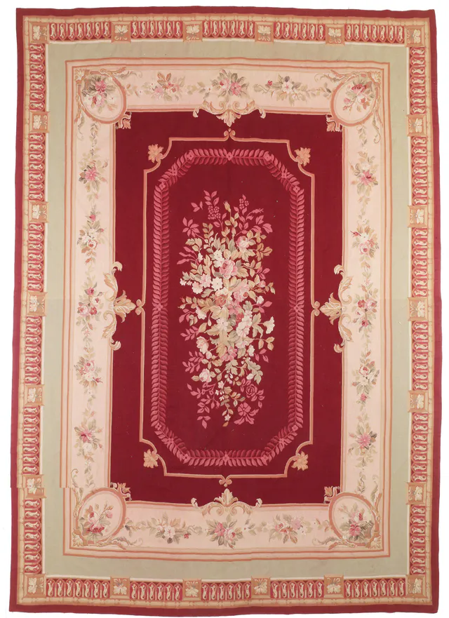 Aubusson Design Rug in, 362 × 262 cm