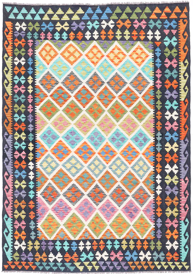 Shirvan Design Kilim, 304 × 207 cm