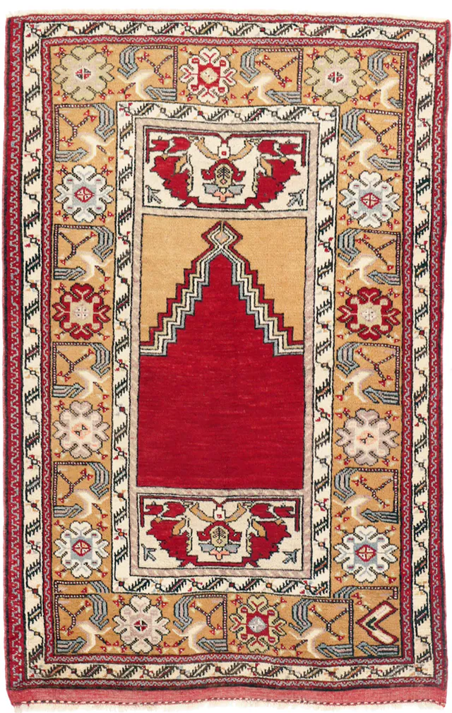 Anatolian Antique Rug circa 1920 in, 171 × 107 cm