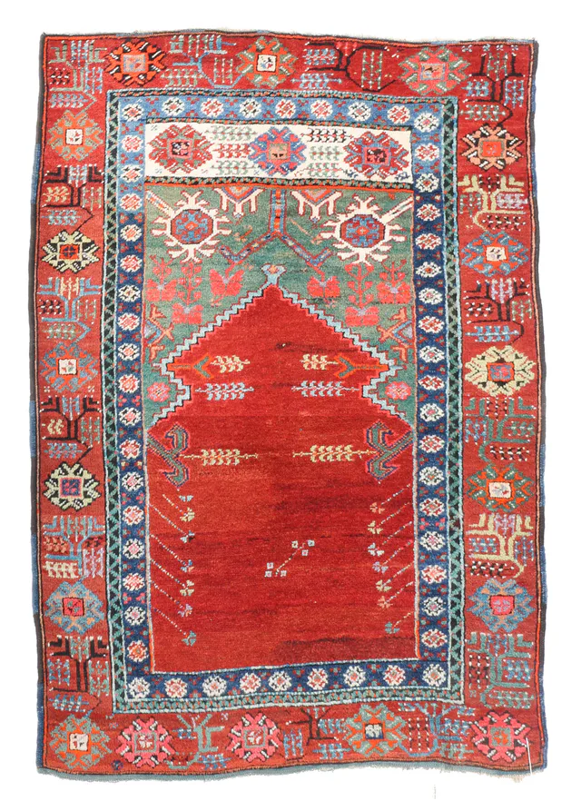 Antique Turkish Design Rug – circa 1900, 153 × 109 cm