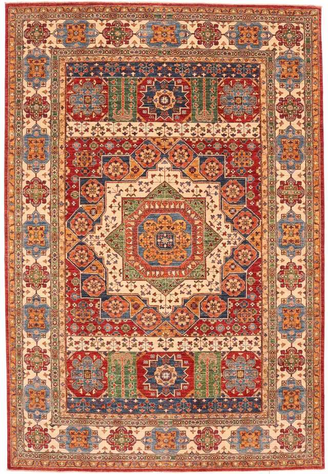 Garous Ziegler Mamluk design rug 8'9 x 6.2, 272 × 190 cm