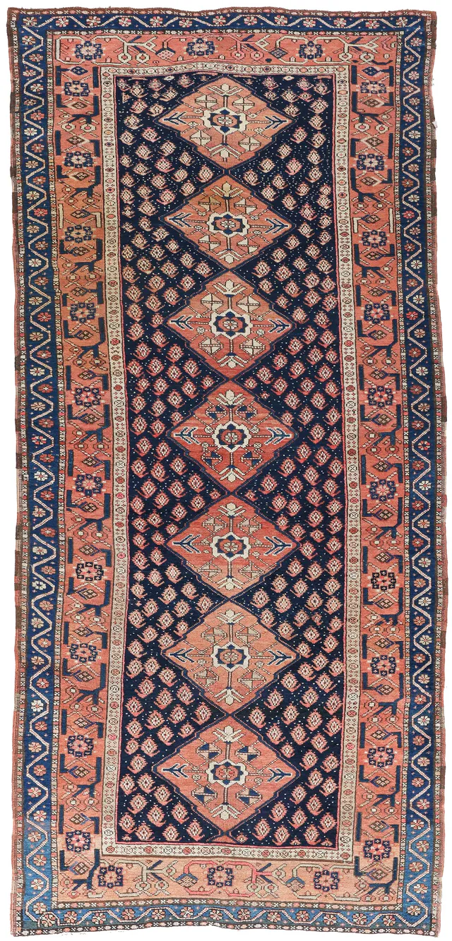 Caucasian Runner circa 1900, 340 × 124 cm
