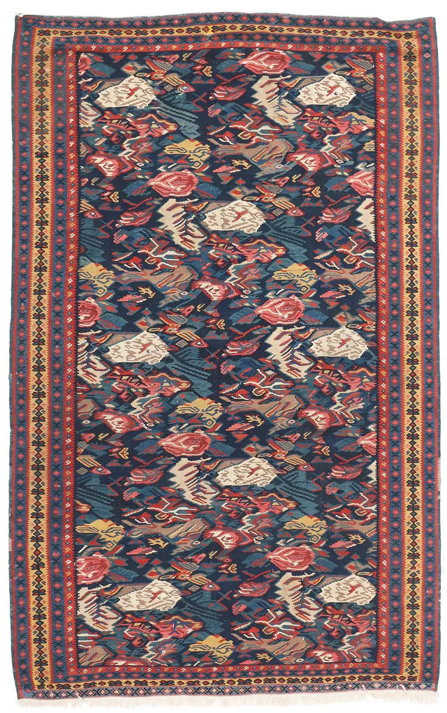 Antique Bidjar Kilim in, 200 × 127 cm