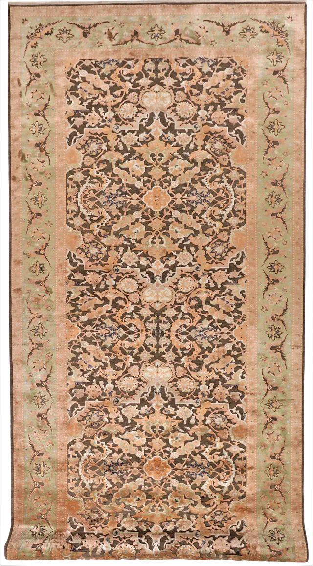 Polonaise Design Rug Part silk, 601 × 255 cm