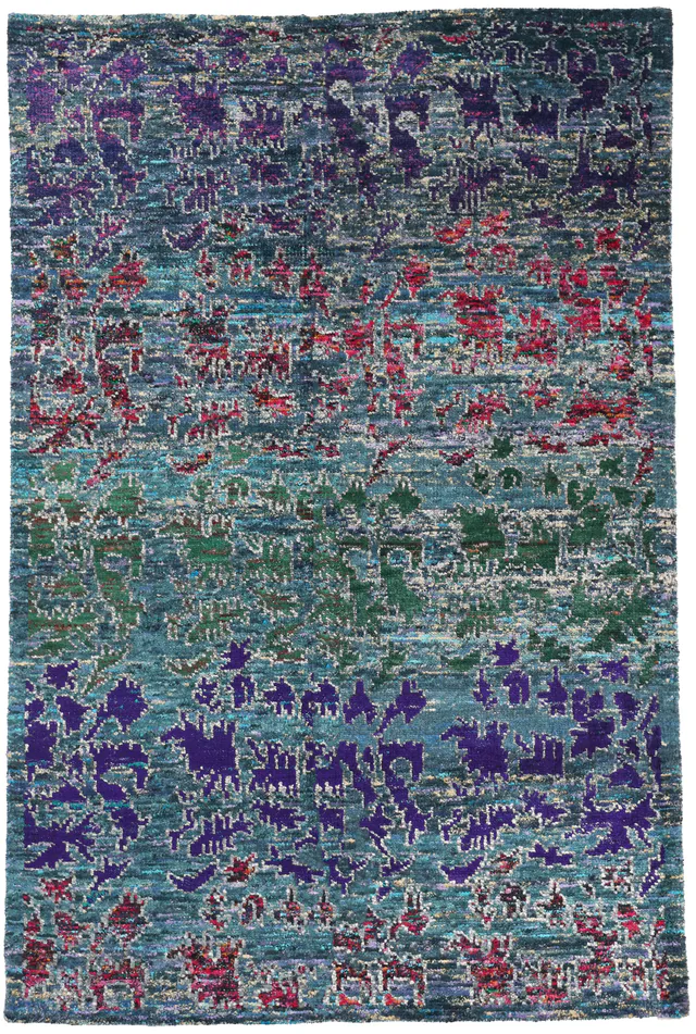 Sari Silk rug, 240 × 161 cm