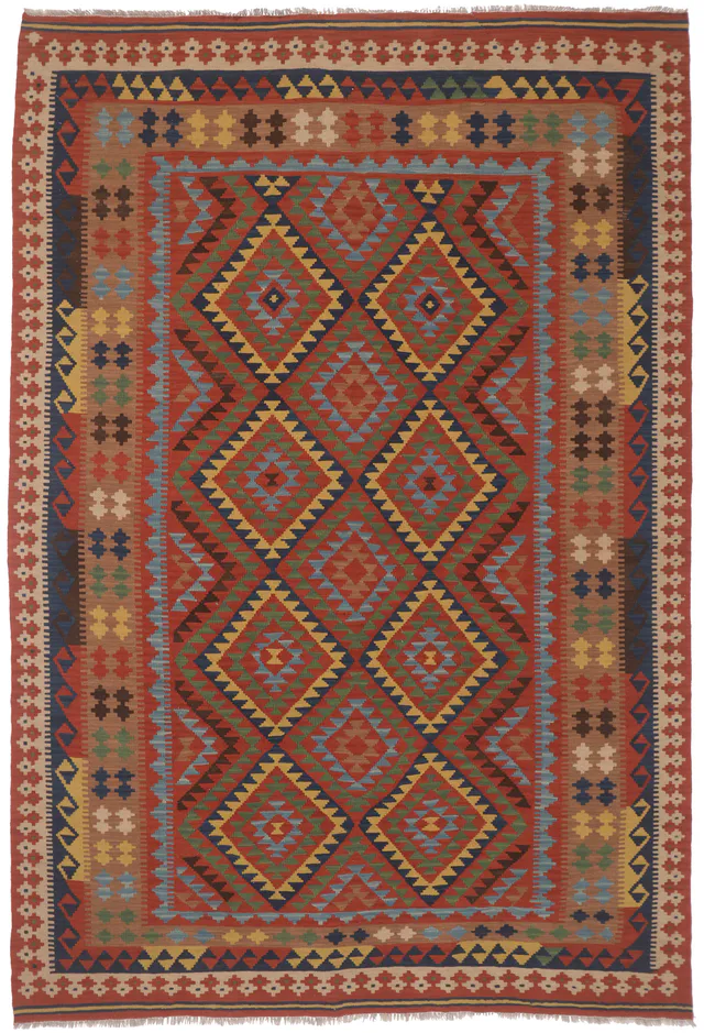 Shirvan Kilim, 296 × 198 cm