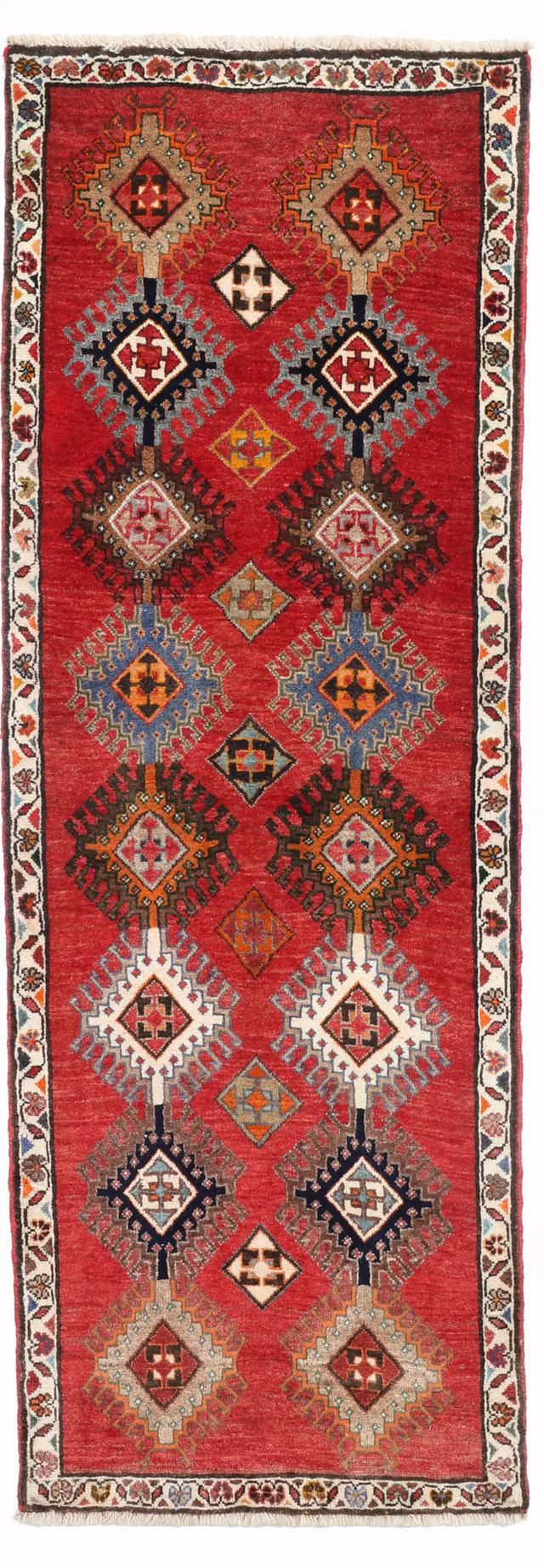 Fine Kashgai/ Qashgai Runner, 222 × 76 cm