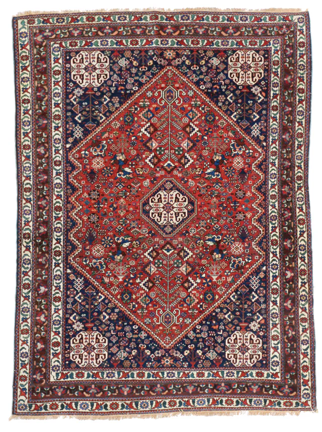 Persian Abadeh Rug, 206 × 135 cm
