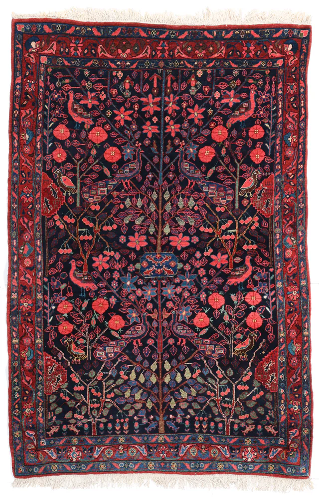 Antique Bidjar/Bijar Rug, 201 × 130 cm