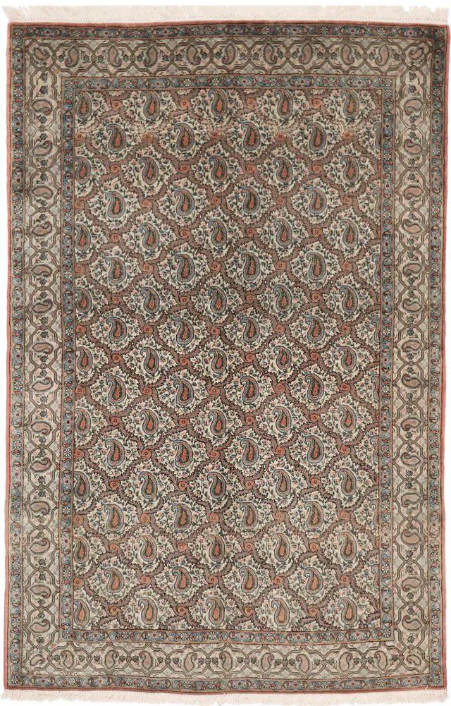 Qum Wool Rug, 215 × 140 cm