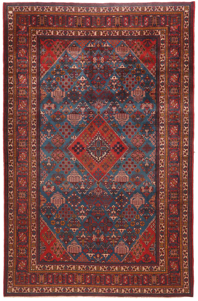 Meymeh Rug – Navy, 332 × 215 cm