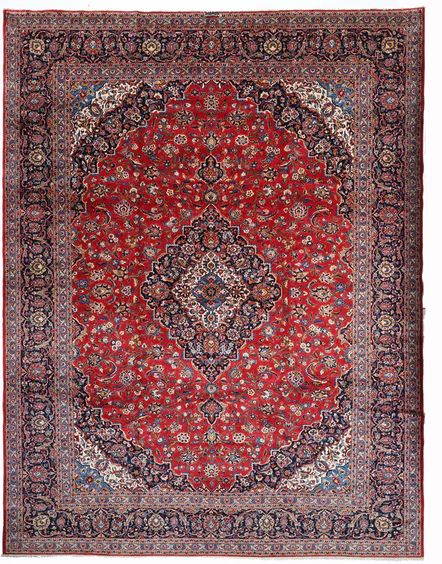 Persian Kashan / Keshan Rug, 403 × 309 cm