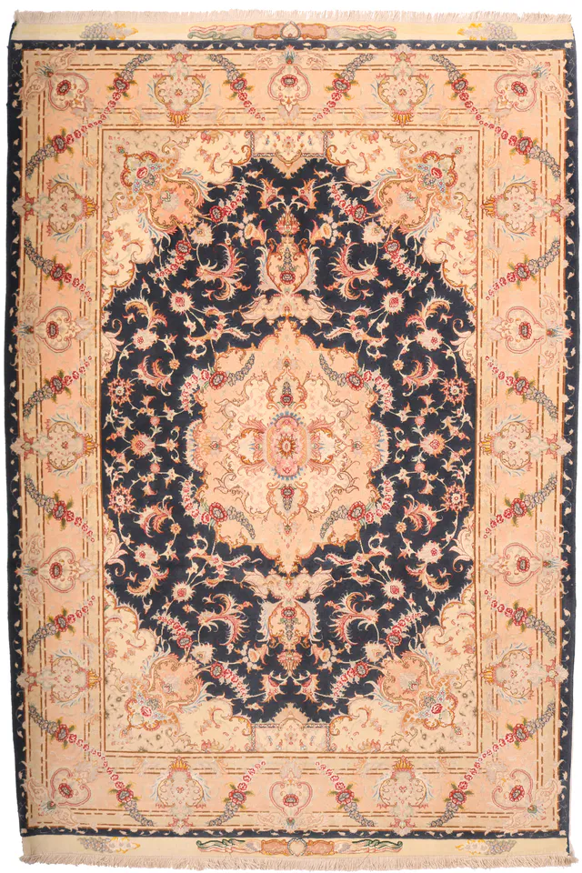 Fine Tabriz Part Silk, 262 × 168 cm