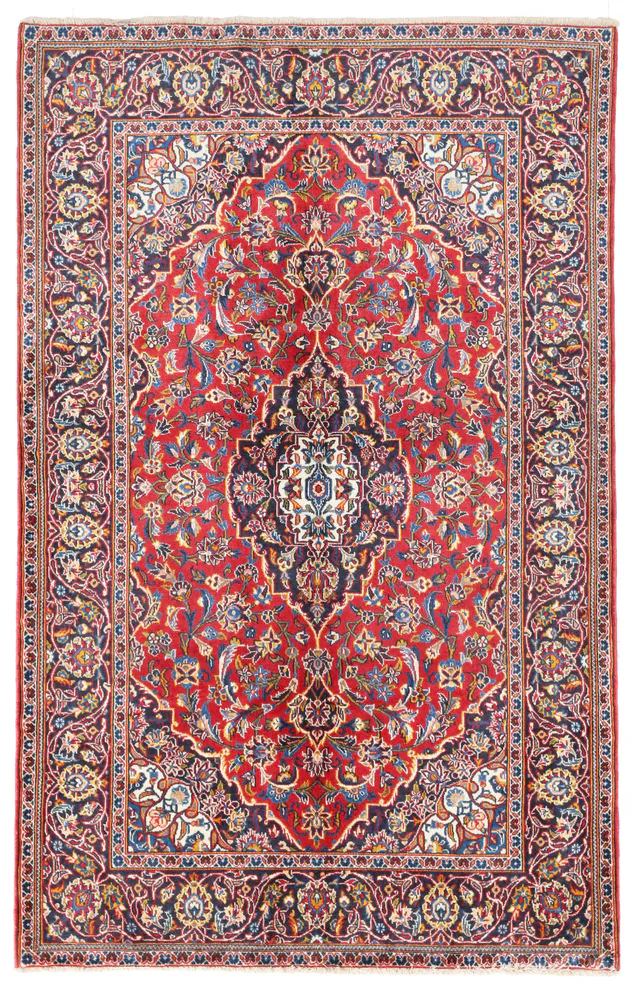 Keshan/Kashan Design Rug in, 216 × 135 cm