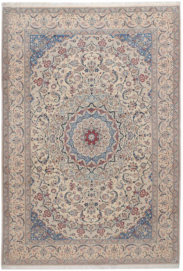 Fine Nain – 6La with Silk Highlights – 10 x 6'90, 304 × 210 cm
