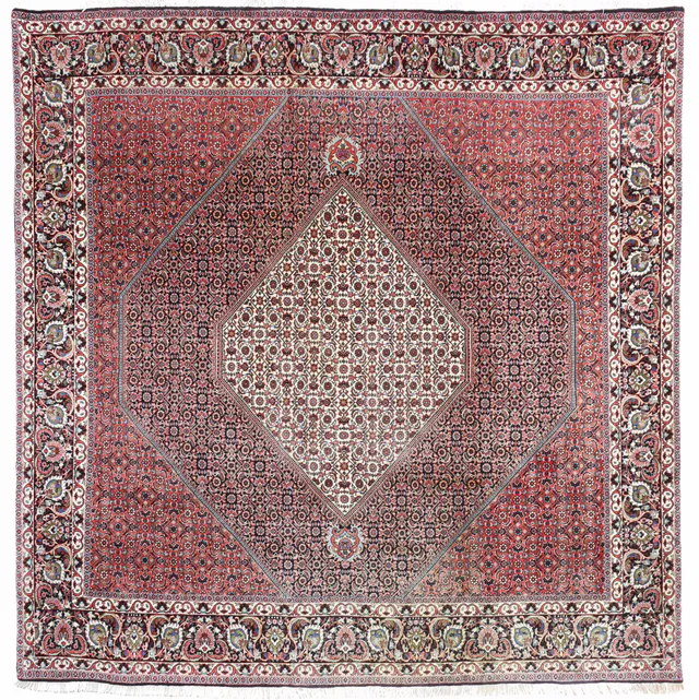 Persian Bidjar/Bijar Square Rug, 251 × 250 cm