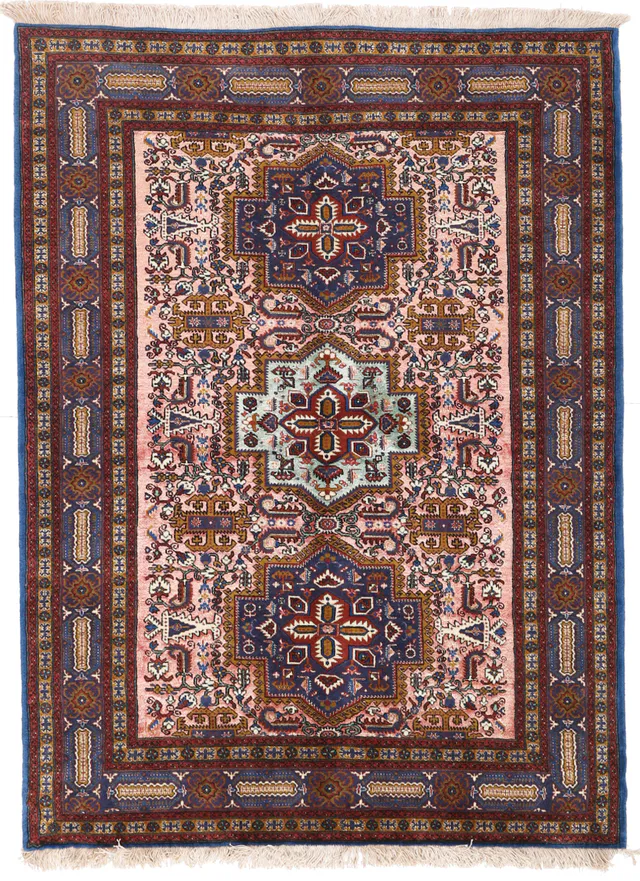 Persian Ardabil / Ardebil Part Silk Rug in, 190 × 142 cm