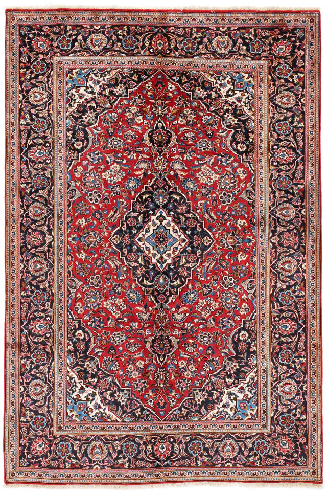 Persian Keshan / Kashan Design Rug, 298 × 198 cm